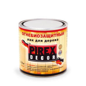 PIREX DECOR огнебиозащитный лак для древесины