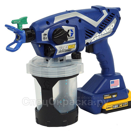 Краскопульт аккумуляторный GRACO ULTRAMAX HH AIRLESS